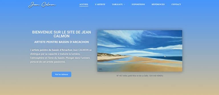 Création site internet jeancalmon.com